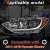 TODO Headlight Assembly Compatible with 2017 2018 Elantra | Left