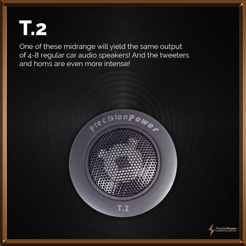 PRECISION POWER: Pro Audio T.2 Niobium Micro Dome 1 Inch