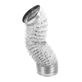 WOONEKY Flexible Stove Pipe Exhaust Mm Range Hood Vent Hose Aluminum Chimney Flue Easy Install for Kitchen