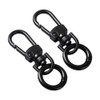 LMAPUR, Set of 2, Hook Key Chain, Metal Detachable Double