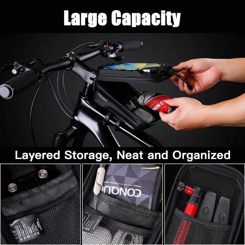 Faireach Bicycle Frame Bag Quick Release