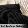 MIULEE Set of 2 Cushion Covers, Corduroy Cushion Cover, Decorative
