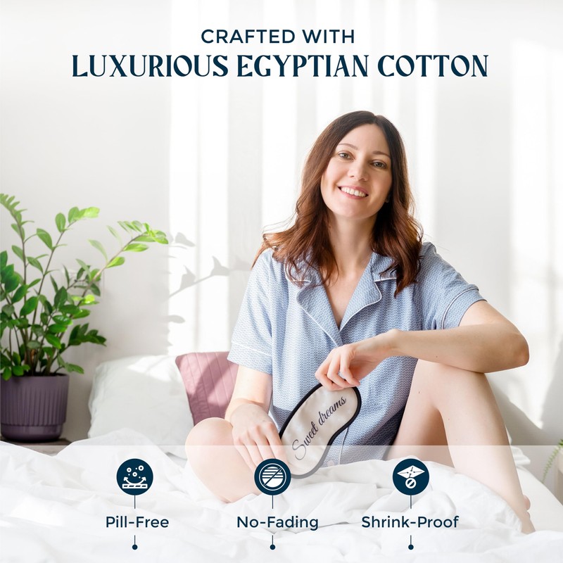 Mayfair Linen 100% Egyptian Cotton Sheets Queen Size - 1500