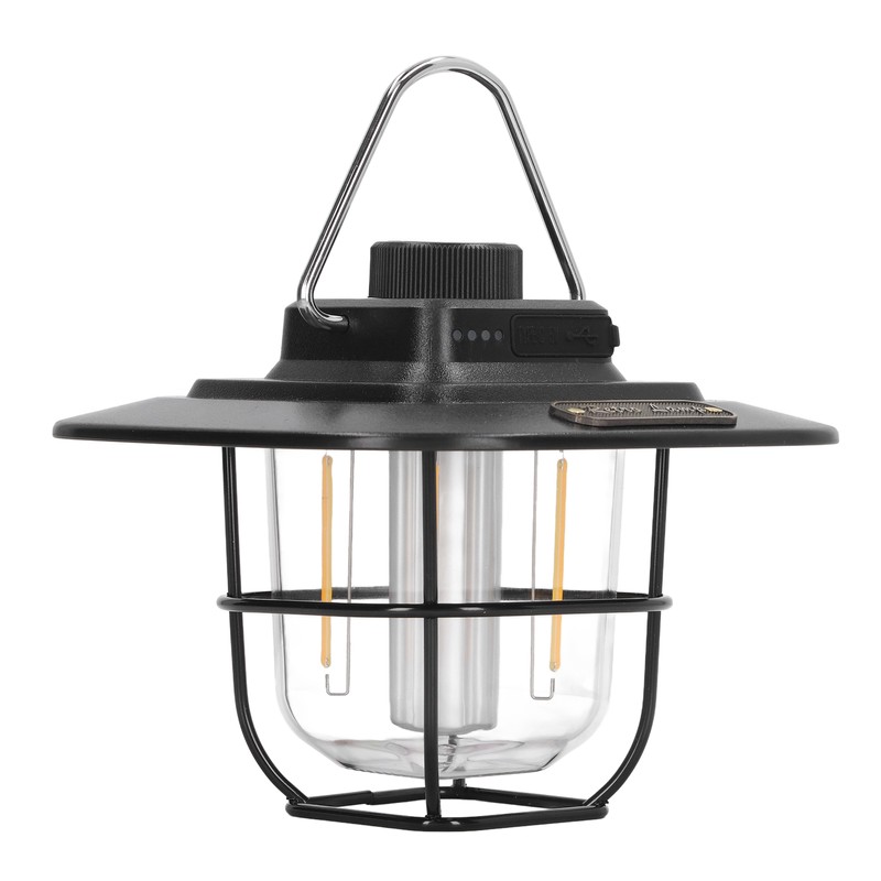 Camping Lantern Rechargeable Battery Powered Outdoor Potable Walking Tent Lamp