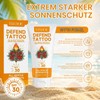 Pack of 2 Tattoo Sun Cream SPF 30+, Crema Solar