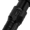 XHP90 Telescopic Zoom Flashlight Waterproof Electric Torch USB Charging for