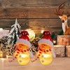 Christmas Decoration Light, LED Christmas Decor, Transparent Holiday Doll Christmas