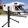 RV Clothes Drying Rack Aluminum Multifunctional Drilling Free Wind Proof