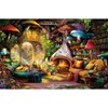 Fantasy Mushroom House Jigsaw Puzzle, 500 Pieces, Cozy Interior Scene