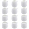Foreverup 12Pcs Small Milk Jug, 50ml White Ceramic Mini Milk