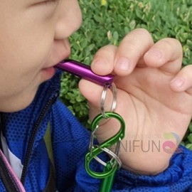 Self-Defense Keyring Whistle | Emergency & Sports Mini Whistle Safety Whistle 17ea
