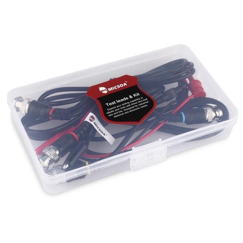 Micsoa Oscilloscope Probes - BNC to Alligator Clips, Mini Test