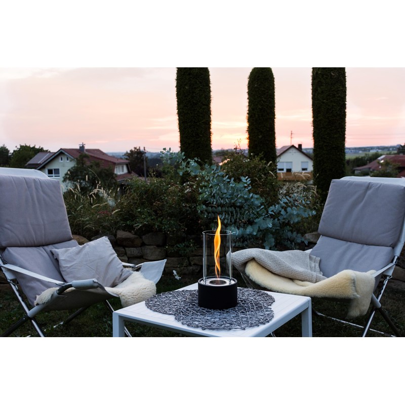 Firell Glass for Table Fireplace CURL – Heat Resistant Glass