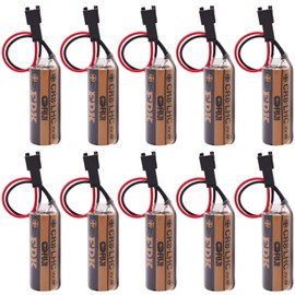SHENYANG 10-Pack for FUJI FDK CR8.LHC 17450 3V Battery Memory Backup Power Source Meter Battery