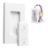 Wireless Dimmer Switch, Remote Light Switch and Receiver kit, Compatible