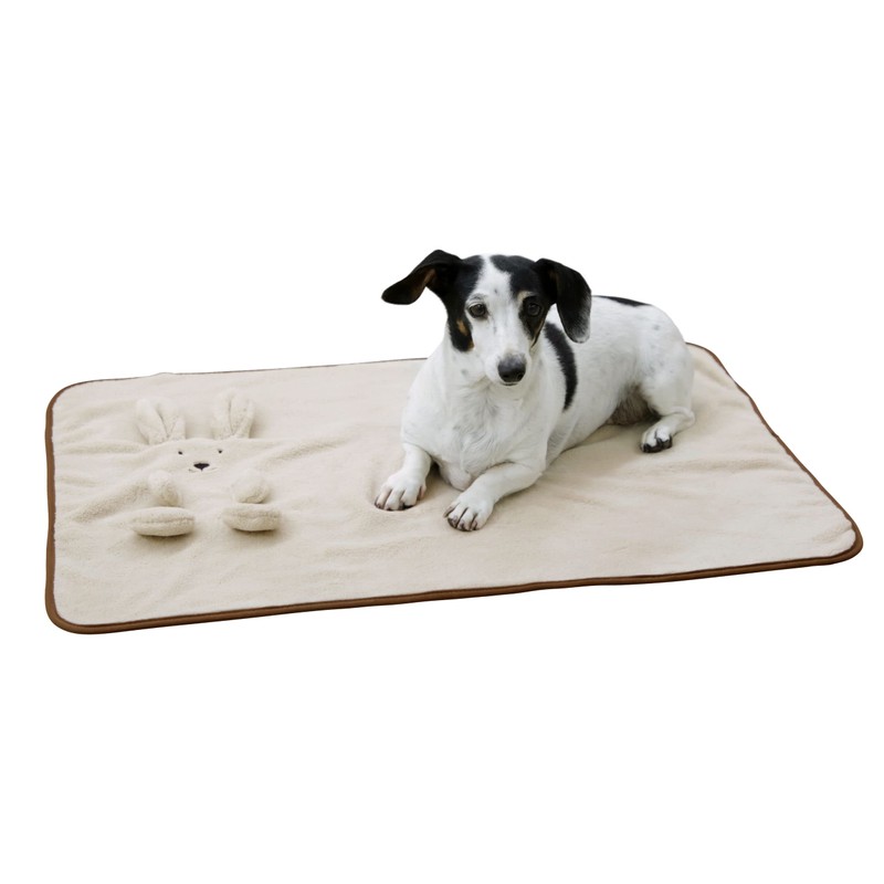 Kerbl Pet Puppy Blanket Bunny Beige 72 x 51 cm
