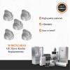 DPHealth 5PCS Stainless Steel Control Knob Compatible with GE Gas
