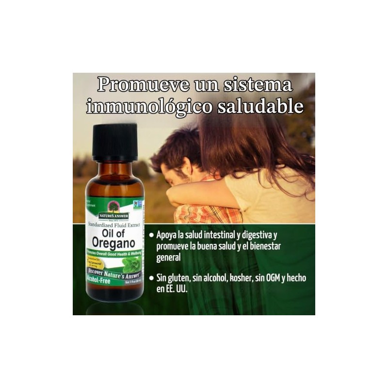 Nature's Answer | Oil of Oregano, 1 Oz | Aceite