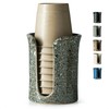 YHOJOY Ceramic Bathroom Cup Holder, Bathroom Cup Dispenser for Dixie
