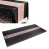 Rose Gold Dot Party Tablecloth Waterproof Polka Dot Design Rectangular