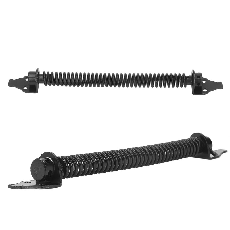 Self Closing Gate Door Spring Carbon Steel Electrophoresis Black Finish