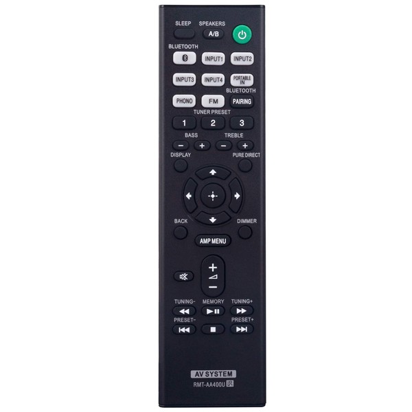 RMT-AA400U Replacement Remote Control Applicable for Sony Stereo Receiver STR-DH190