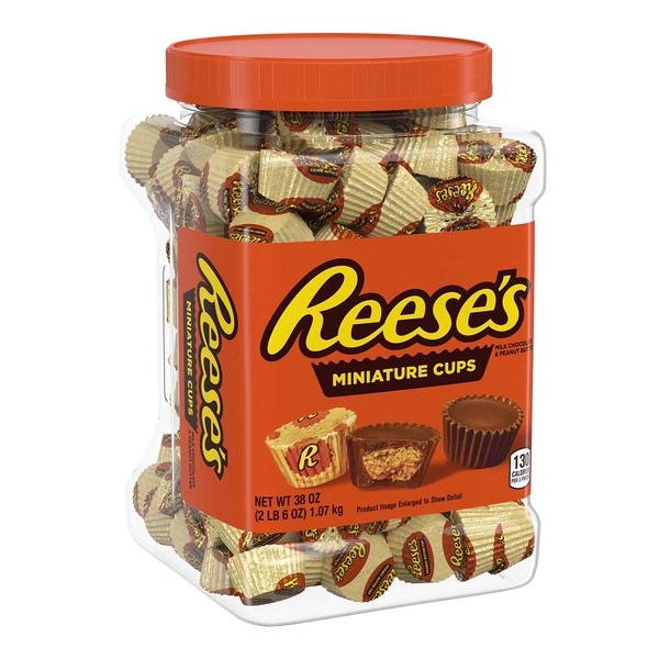 Reese's Miniatures Peanut Butter Cups , 38 Ounce