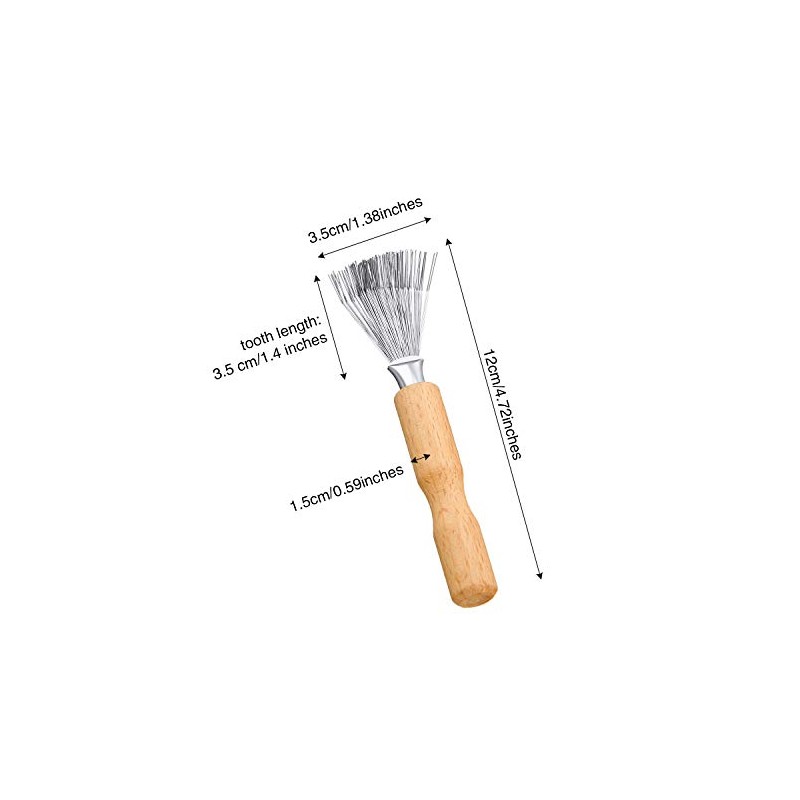 2 paquetes de cepillos para el pelo, herramienta de limpieza,