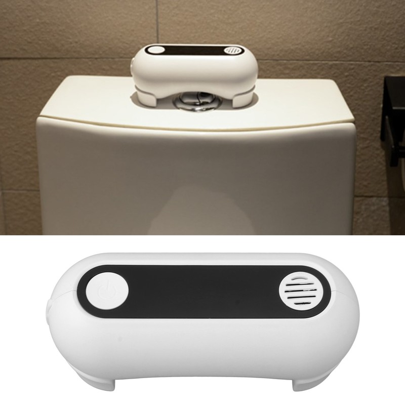 White Automatic Toilet Flusher Hands Free Non Touch Touchless 0.25S
