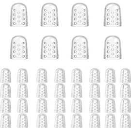 40 Pcs Protector para Dedos de Los Pies, Protector de Gel de Silicona Transpirable, Alivia Dolor de Uñas Encarnadas, Callos y Ampollas, Separador de Dedos Reutilizable