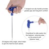 sourcing map 4pcs 1.5mm Hex Key T-Handle Dual End Wrench,