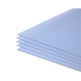 US Art Sheets 12x12 Inches .040 PETG, Clear Styrene/Plexiglass - Set of 10