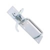 Infinity Decor Heavy Duty Black/Zinc Iron Suffolk Thumb Gate Latch