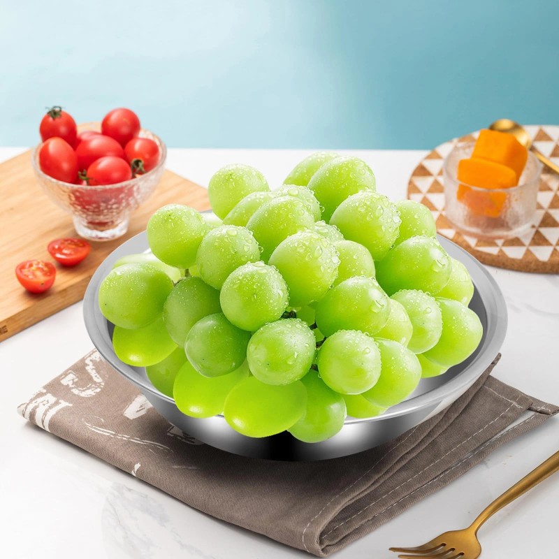 Uoienrt 10 Packs Small Stainless Steel Bowls 3/4 Quart Prep