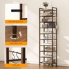 usikey 10 Tiers Narrow Shoe Rack 20-30 Pairs, Sturdy Metal