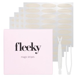 Fleeky Slip-On Eyelids Stripes Magic - Invisible Eyelids Stripes for Lifting without Surgery, Eyelid Tape, Double Slip Lid Sticker for Lamination (L)