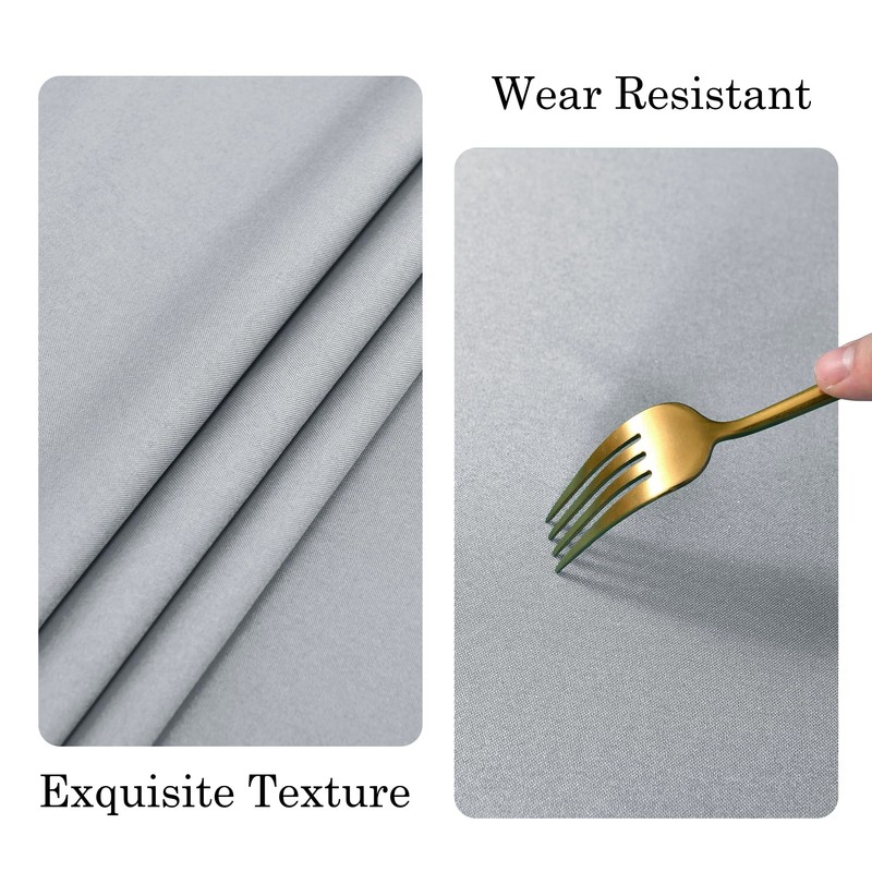 XWZO Table Cloth Rectangular Solid Table Cover Water Resistant Table