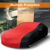 CEMOFE Indoor Car Cover, Universal Stretch Satin Windproof Dust Protection