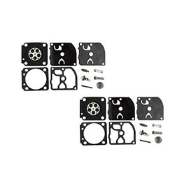 Carburetor Repair/Rebuild Kit Replaces ZAMA RB-44 for Zama C1M Carburetors Echo PB4600 PB6000 blowers (Pack of 2)