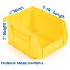 Hudson Exchange 5-1/2" x 4" x 3" Plastic Stackable Storage