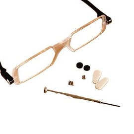 FOSTER GRANT 3 Set. Eye Glasses Repair Kits with Screws, Bridge Pads, Rings, 4 Screw Drivers and mini Magnifier