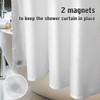 Titanker Small Stall Shower Curtain Liner Washable, 36 x 72