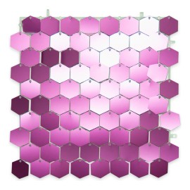 Panel Decorativo Shimmer 4d Hexagonal 25 Pzas