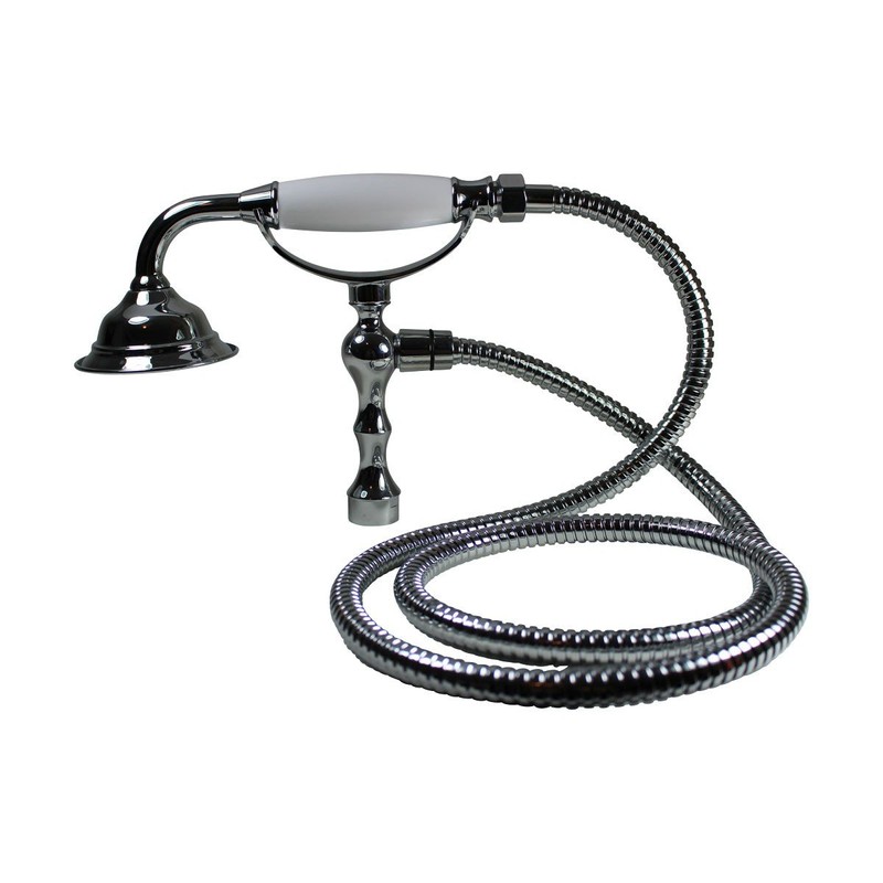 Renovator's Supply Handheld Telephone Shower Head Set With 58in Flex