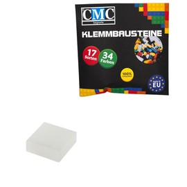 100 x Clamping Blocks Tiles Building Blocks 1 x 1 Nubs Compatible 34 Colours Free Choice of Colours (200 - Glow in The Dark)