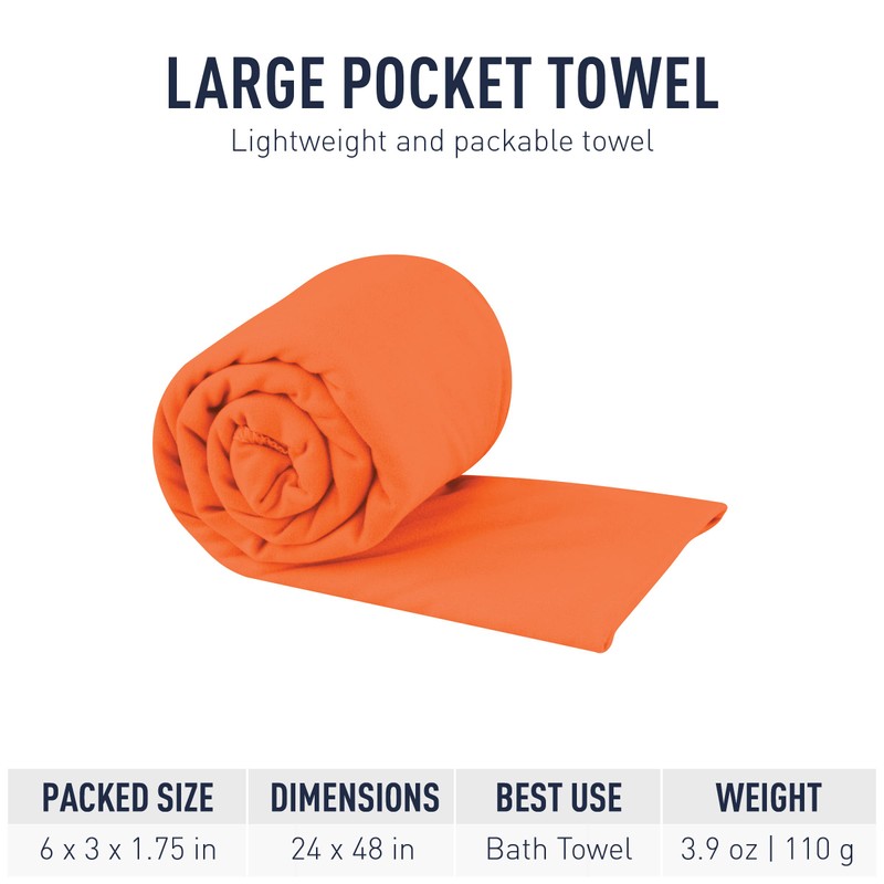 Sea to Summit - Pocket Microfibre Towel L - Bath