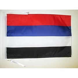 AZ FLAG NATIVE PEOPLES OF COLOMBIA FLAG 18'' x 12'' cords - INDIGENOUS COLOMBIAN SMALL FLAGS 30 x 45cm - BANNER 18x12 in