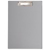 MAUL 2335295 A4 Portrait Clipboard with Foil Cover - Silver