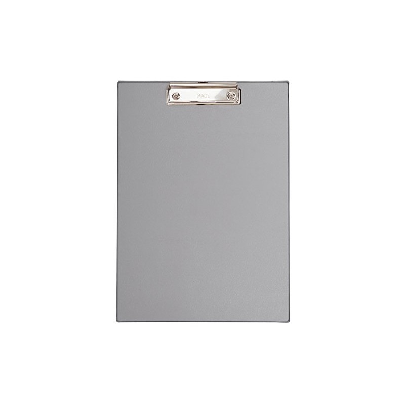 MAUL 2335295 A4 Portrait Clipboard with Foil Cover - Silver