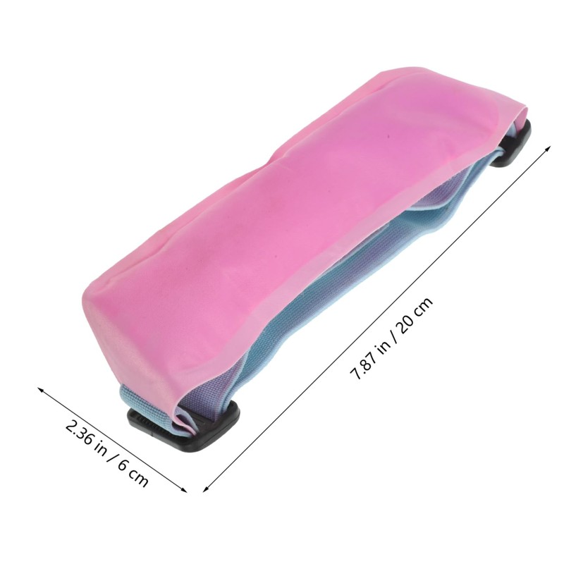 IWOWHERO Adjustable Ice Pack Forehead Wrap Reusable Gel Ice Pack